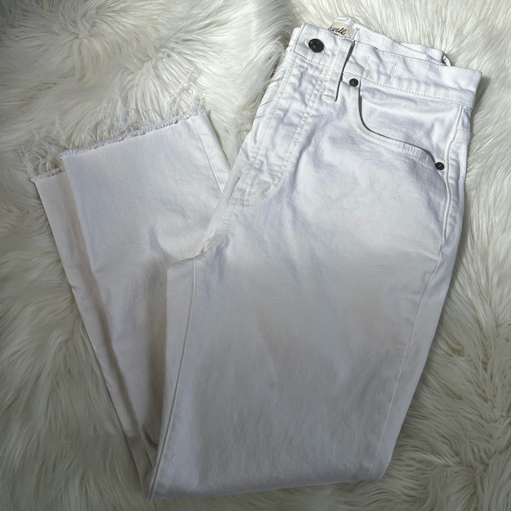 Madewell | perfect vintage jean 27P white